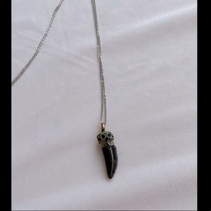 Tiger Eye Tooth Pendant